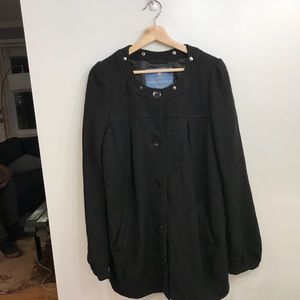 Free people black wool jacket